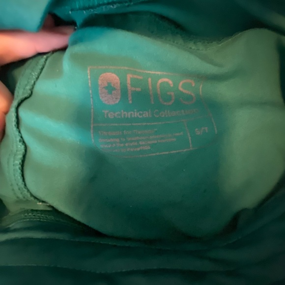 Figs hunter green scrub pants